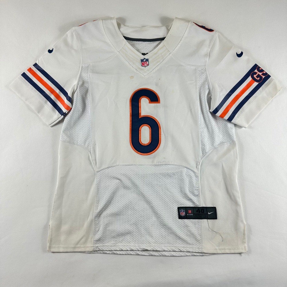 Nike‎ Chicago Bears Jay Cutler 6 On Field Jersey Mens Medium 40 White Stitched